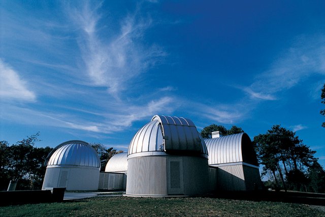A white and silver domed building